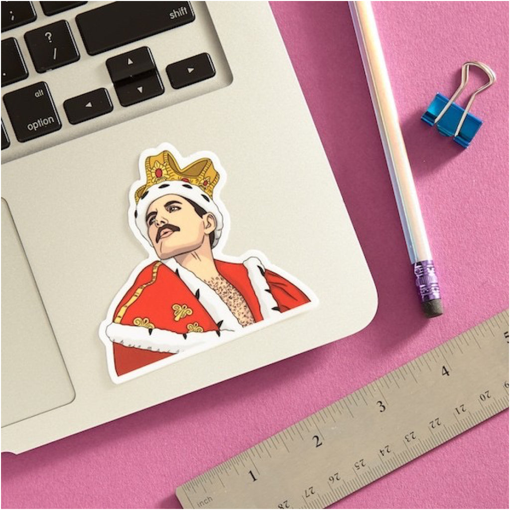 Freddie Mercury Sticker Lifestyle