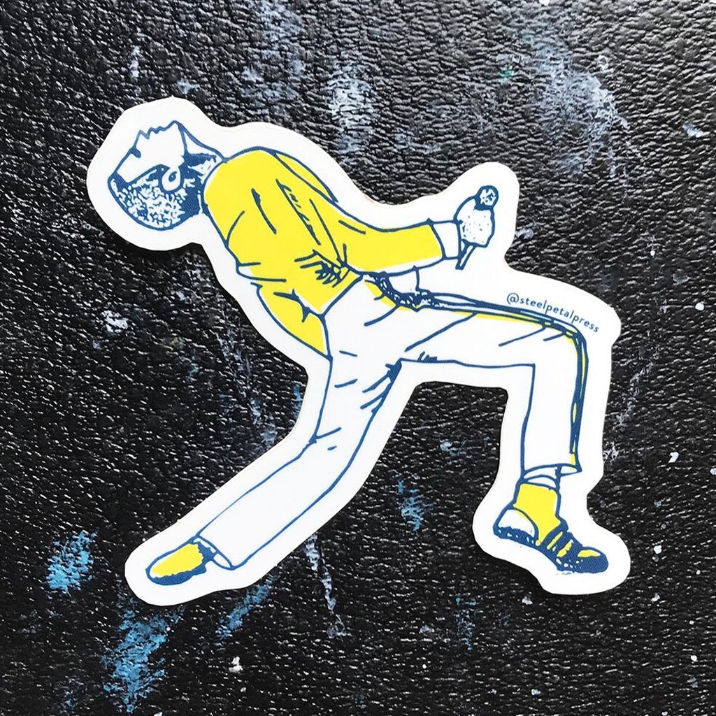Freddie Mercury Yellow Jacket Sticker