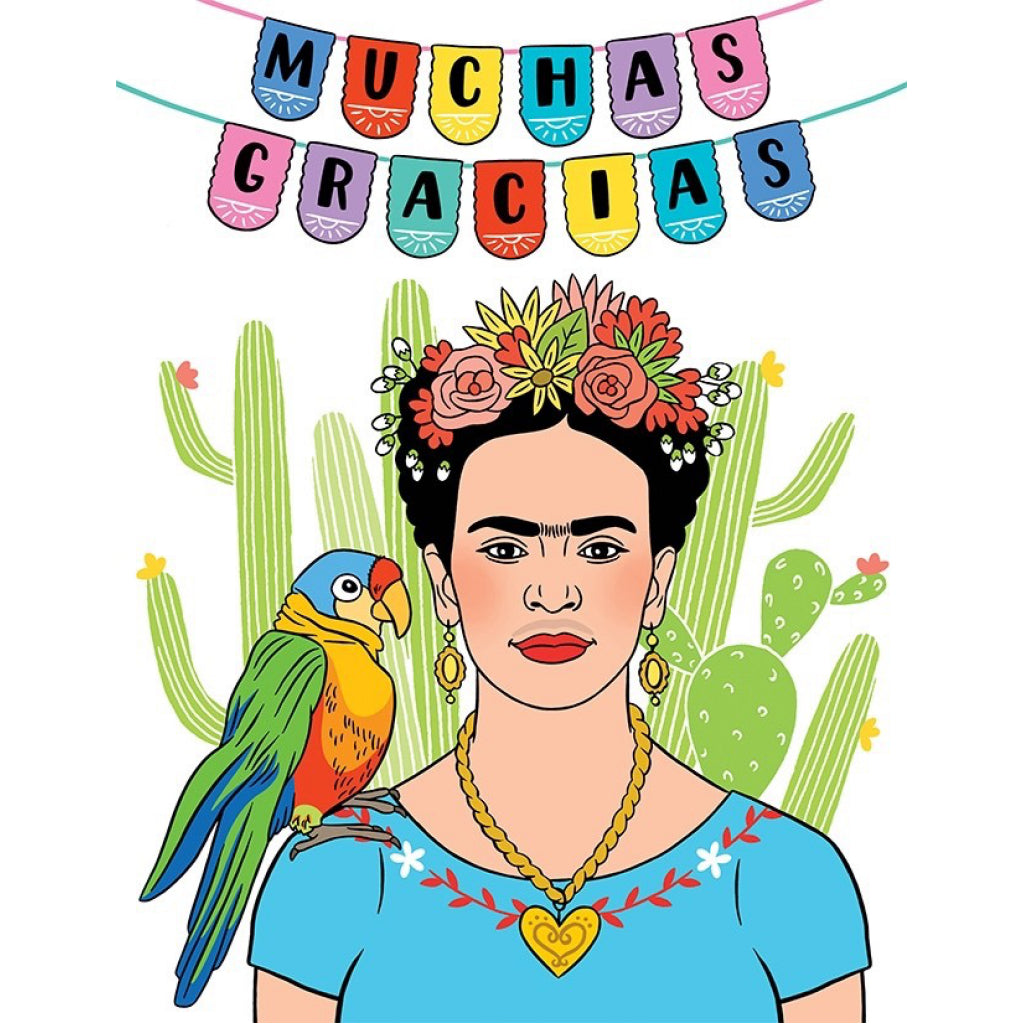 Frida Muchas Gracias Card.
