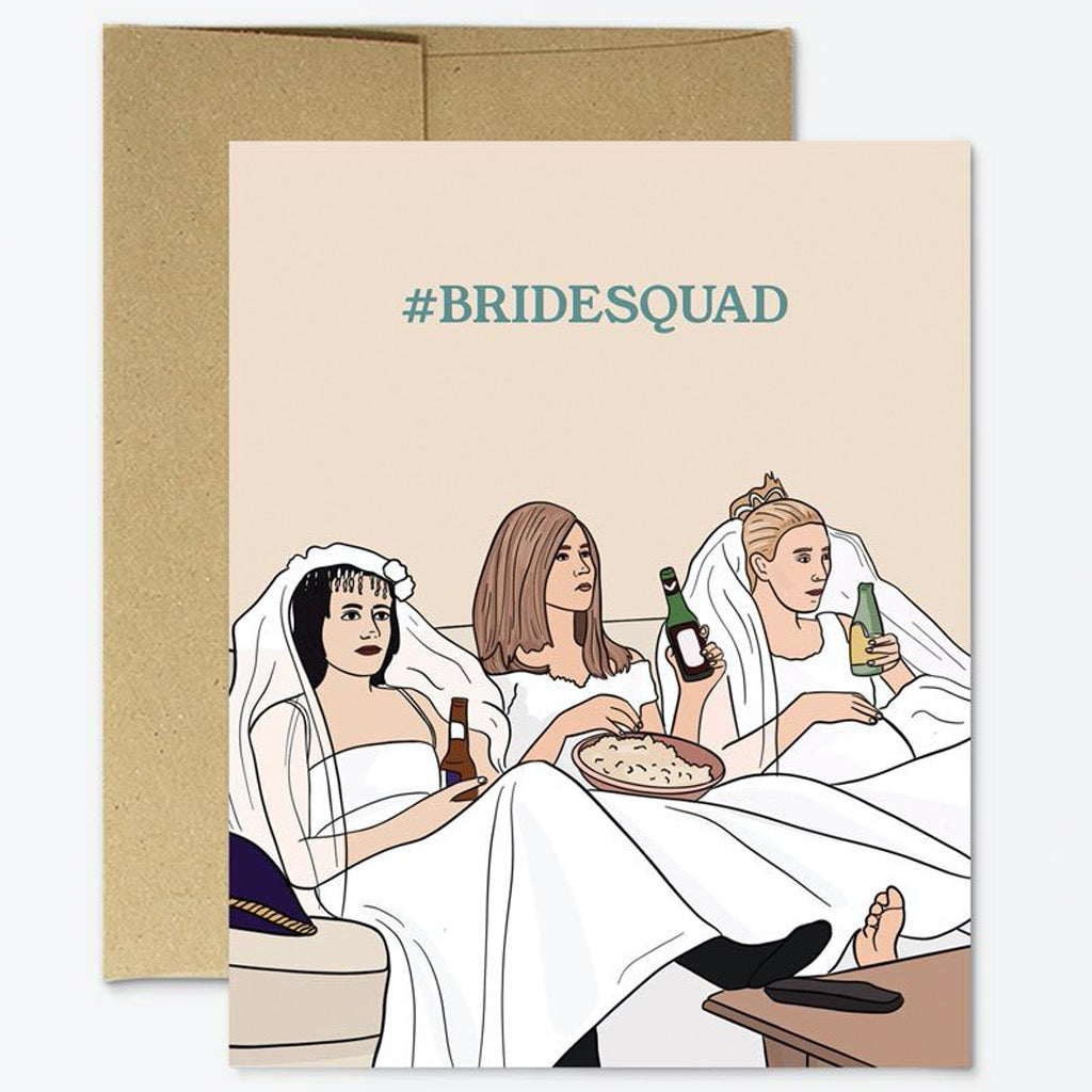 Friends #bridesquad Card