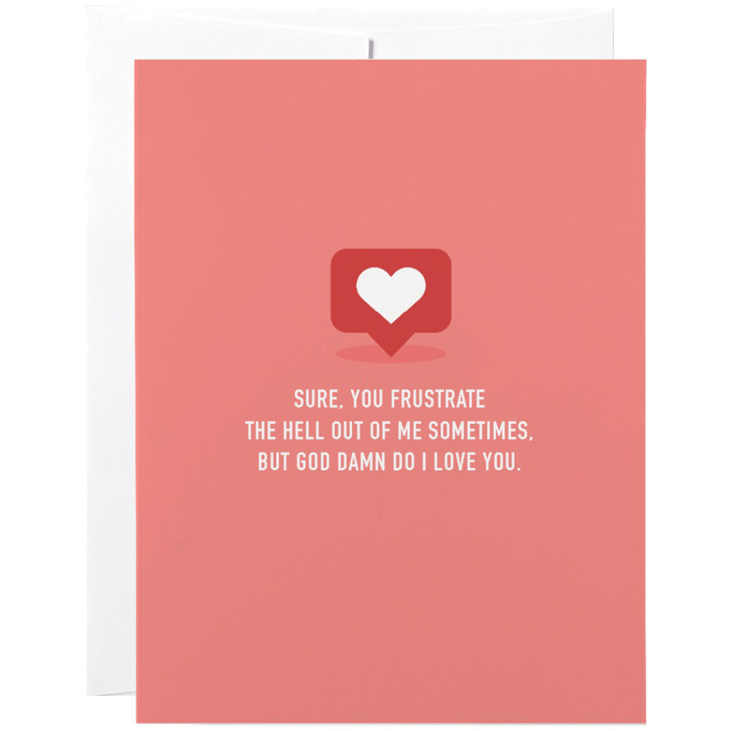 Frustrated Love Card