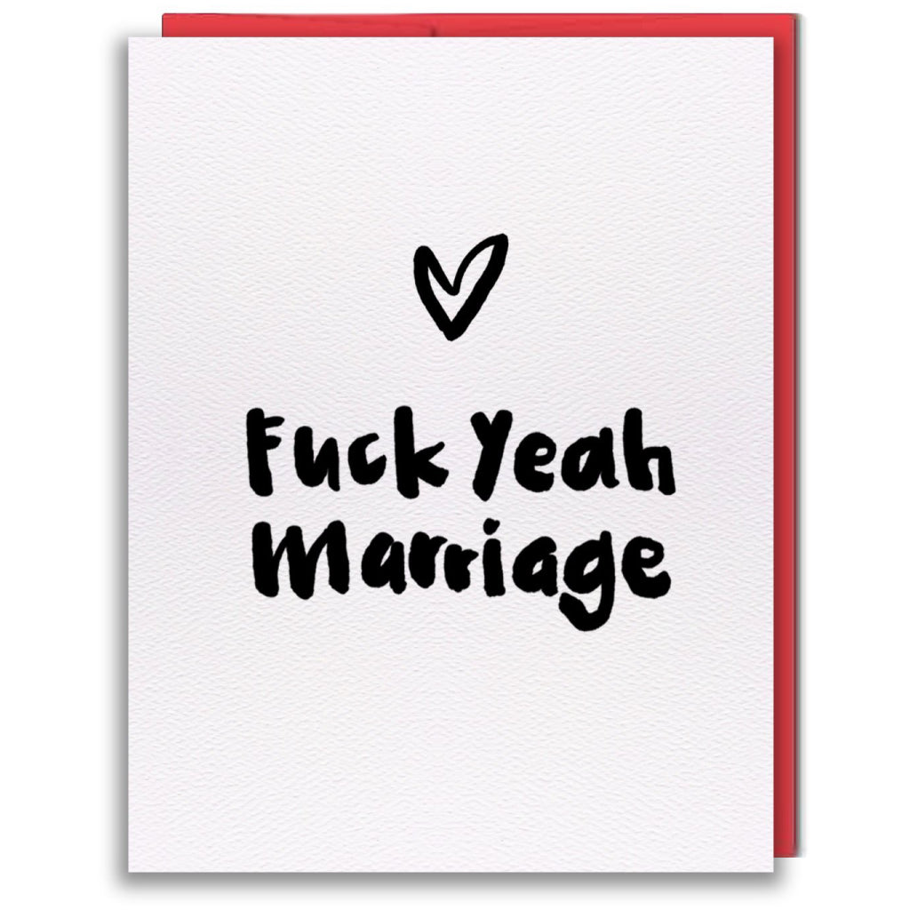 Fuck Yeah Marriage Card