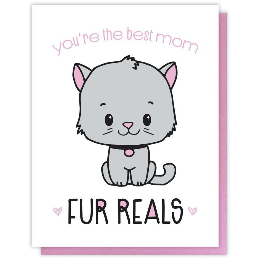 Fur Reals Cat Mom Card