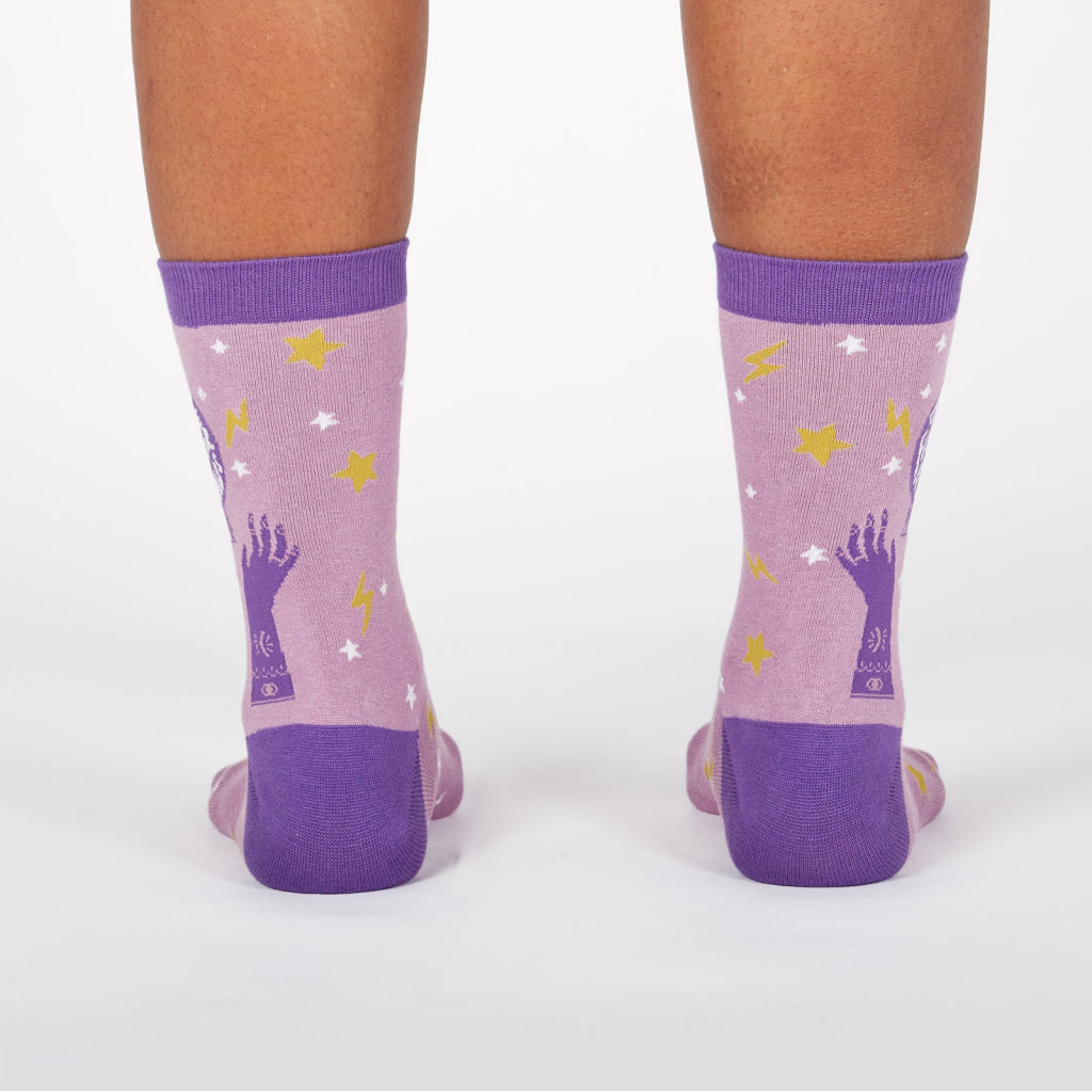 Future In Our Hands Women's Crew Socks Back