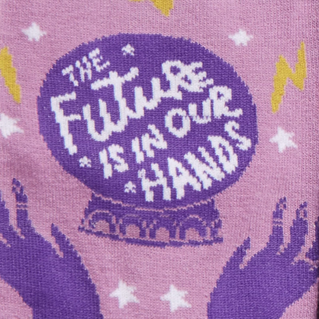 Future In Our Hands Women's Crew Sock Detail