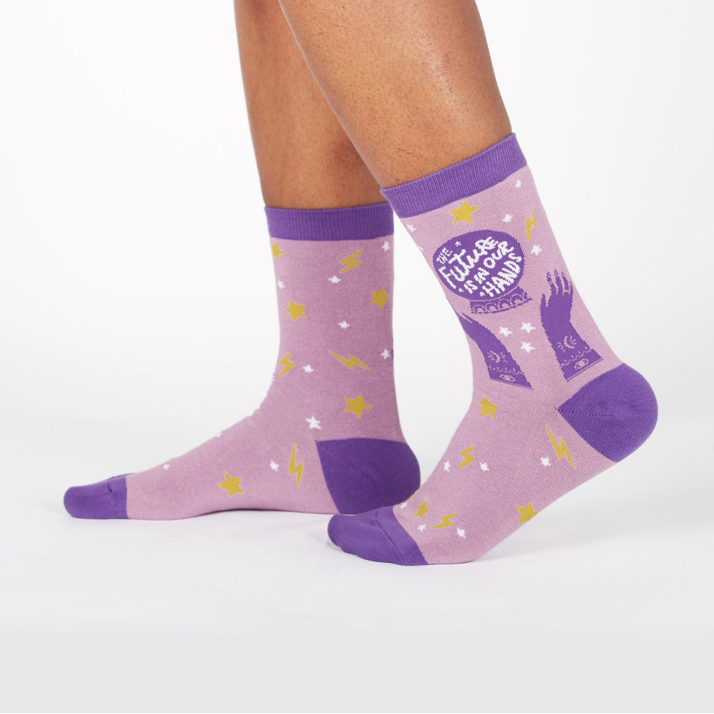 Future In Our Hands Women's Crew Socks Front
