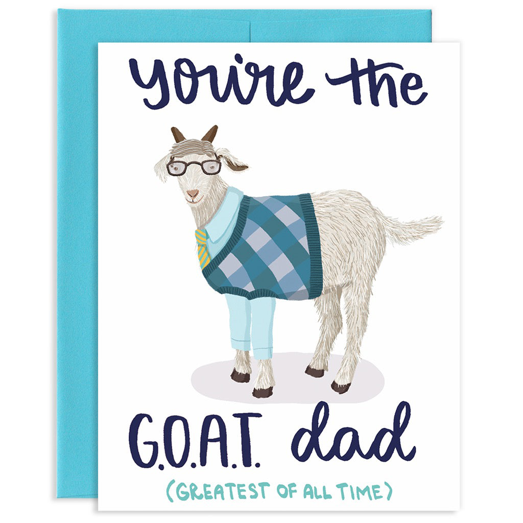 GOAT Father's Day Card