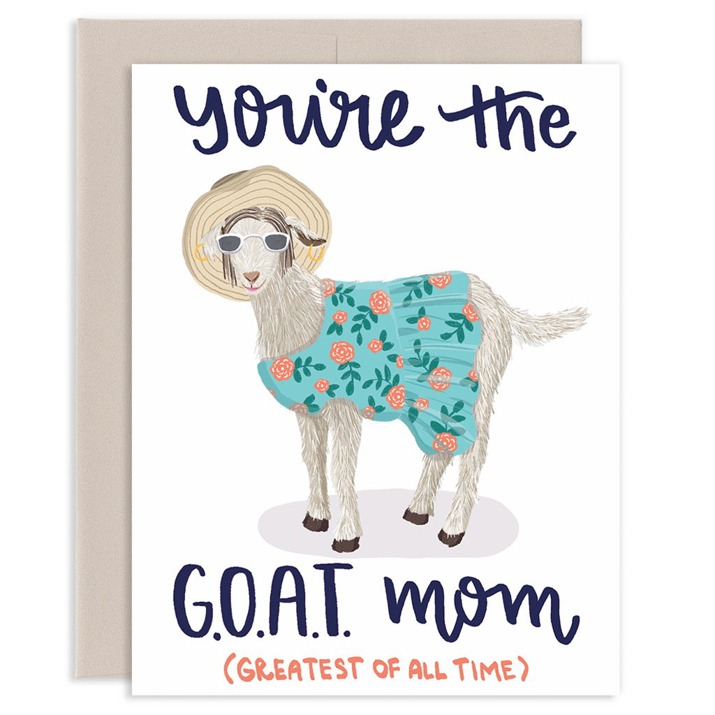 GOAT Mother's Day Card