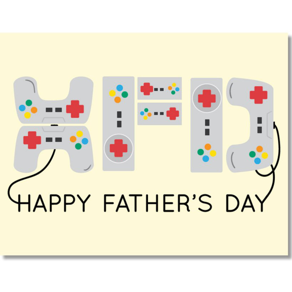 Game Controllers Father's Day Card