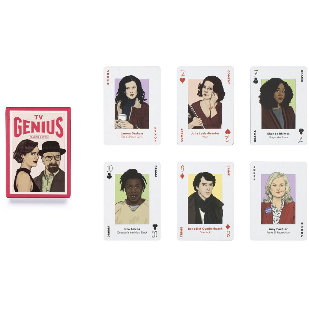 Genius TV Playing Cards Samples