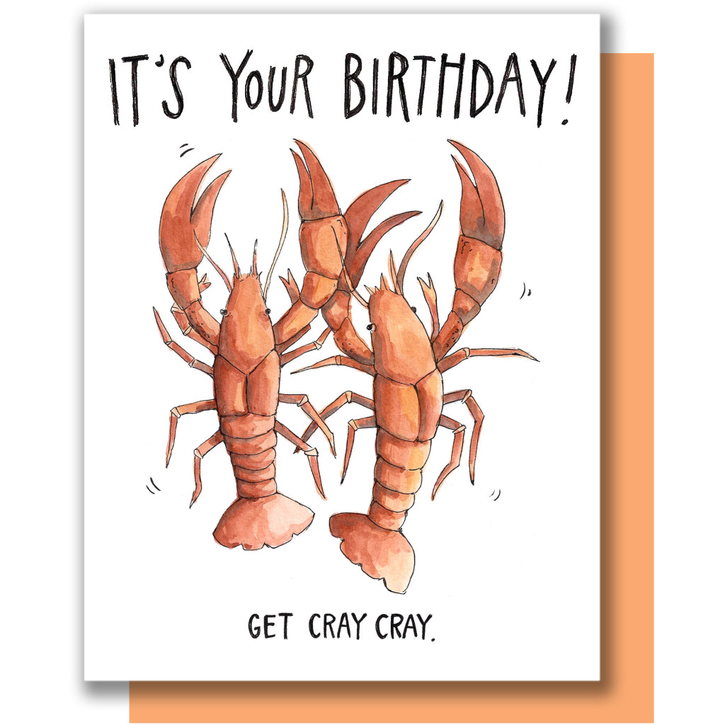Get Cray Cray Birthday Card