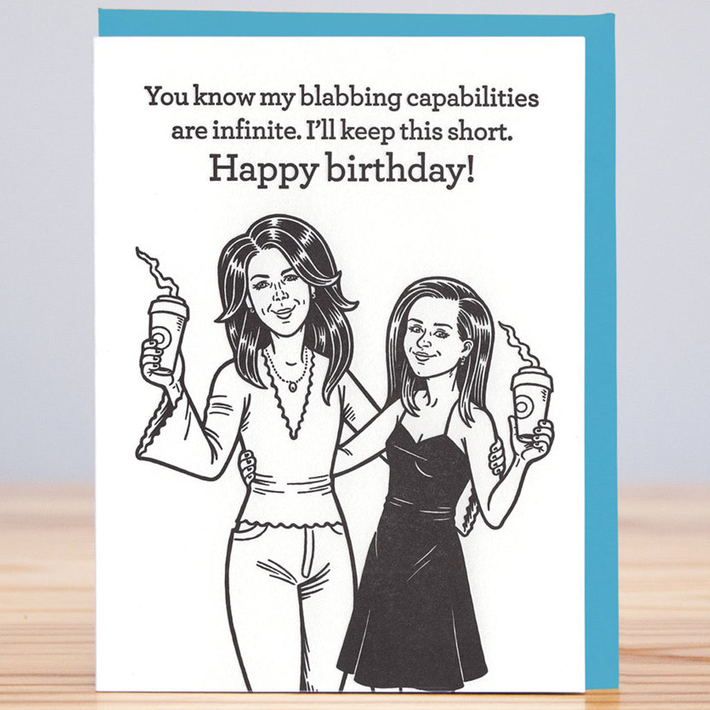 Gilmore Girls Happy Birthday Card