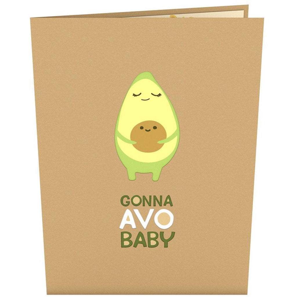Gonna Avo Baby 3D Pop Up Card Cover