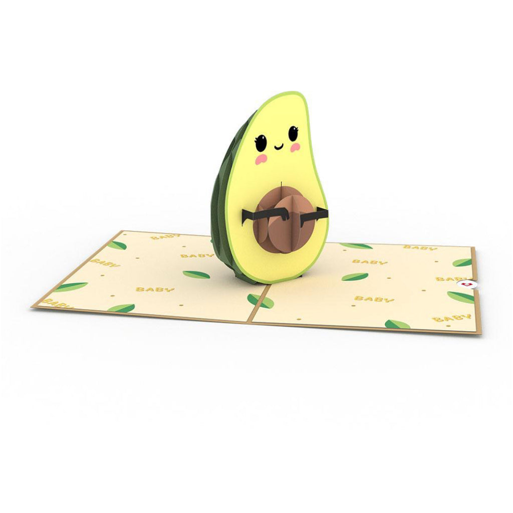 Gonna Avo Baby 3D Pop Up Card Full view
