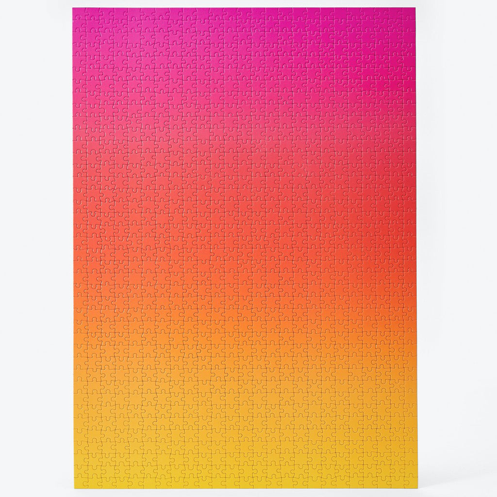 Gradient Puzzle Large – Pink/Yellow