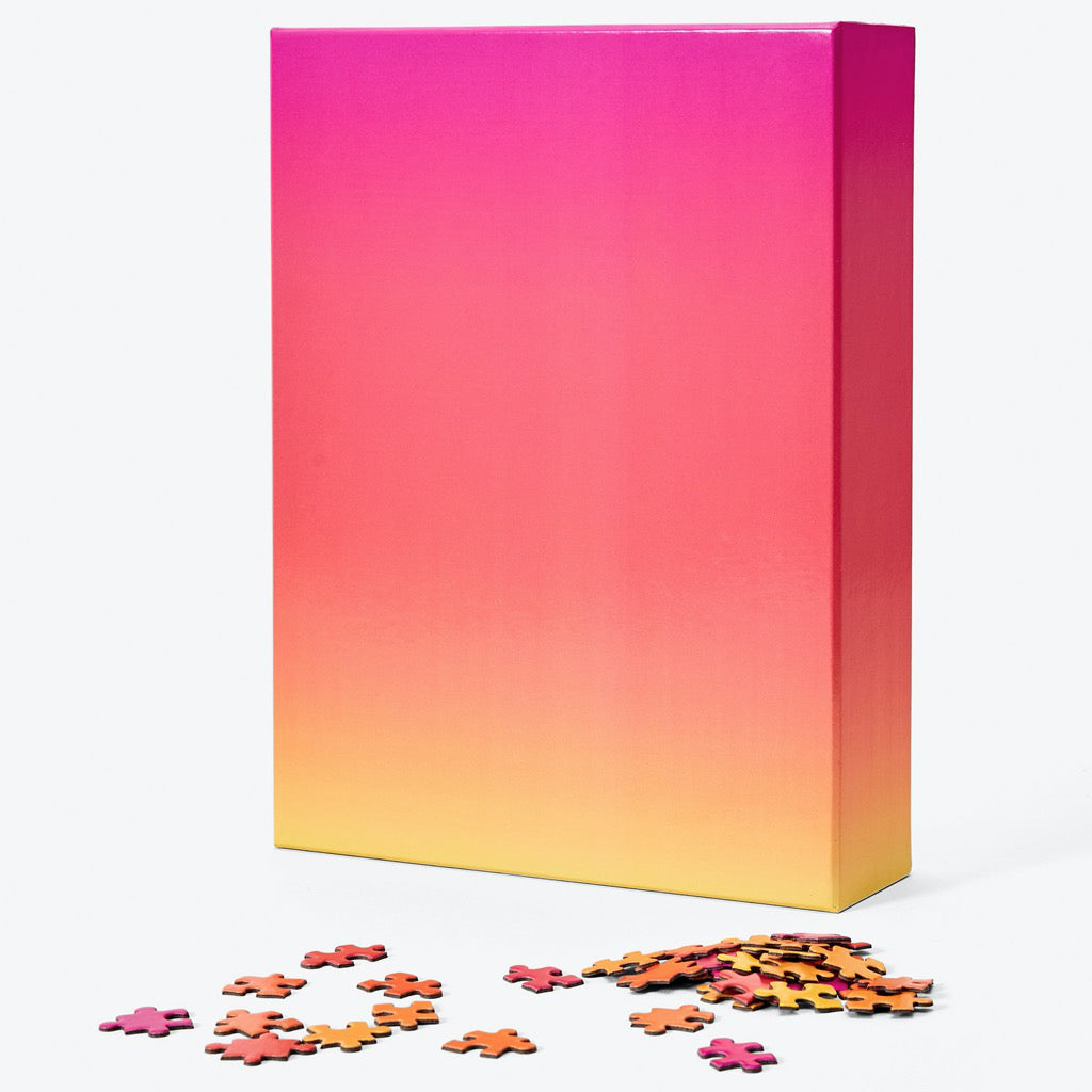 Gradient Puzzle Large – Pink/Yellow Box