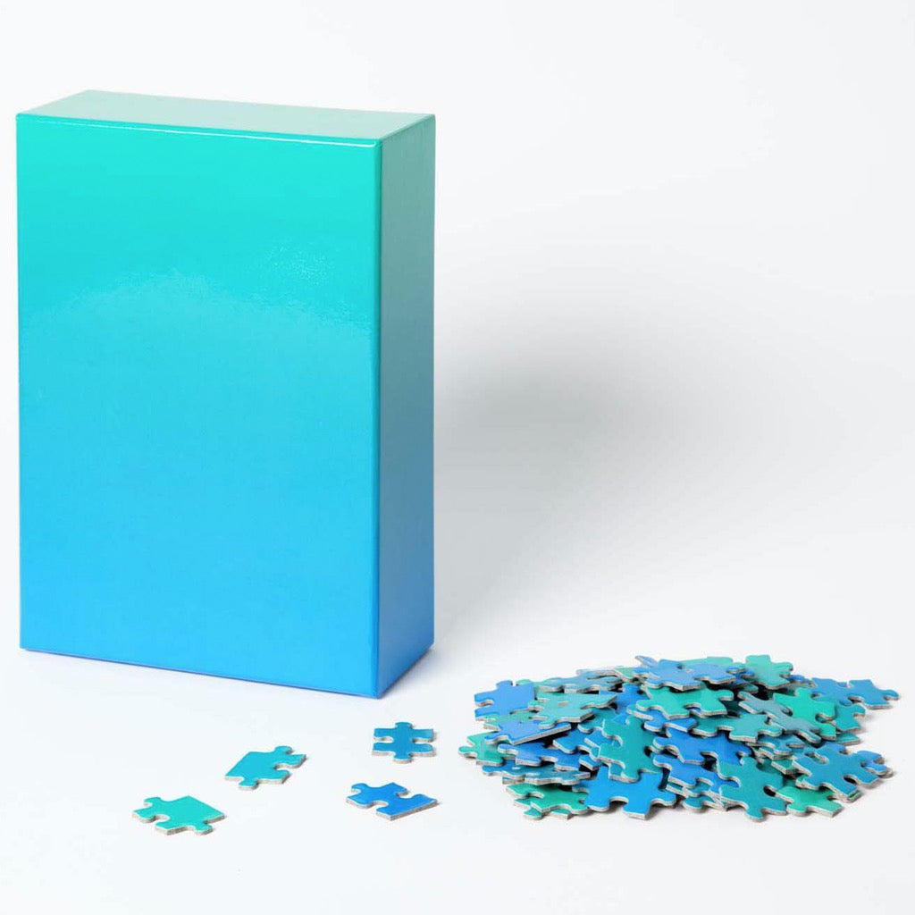 Gradient Puzzle – Blue/Green Box