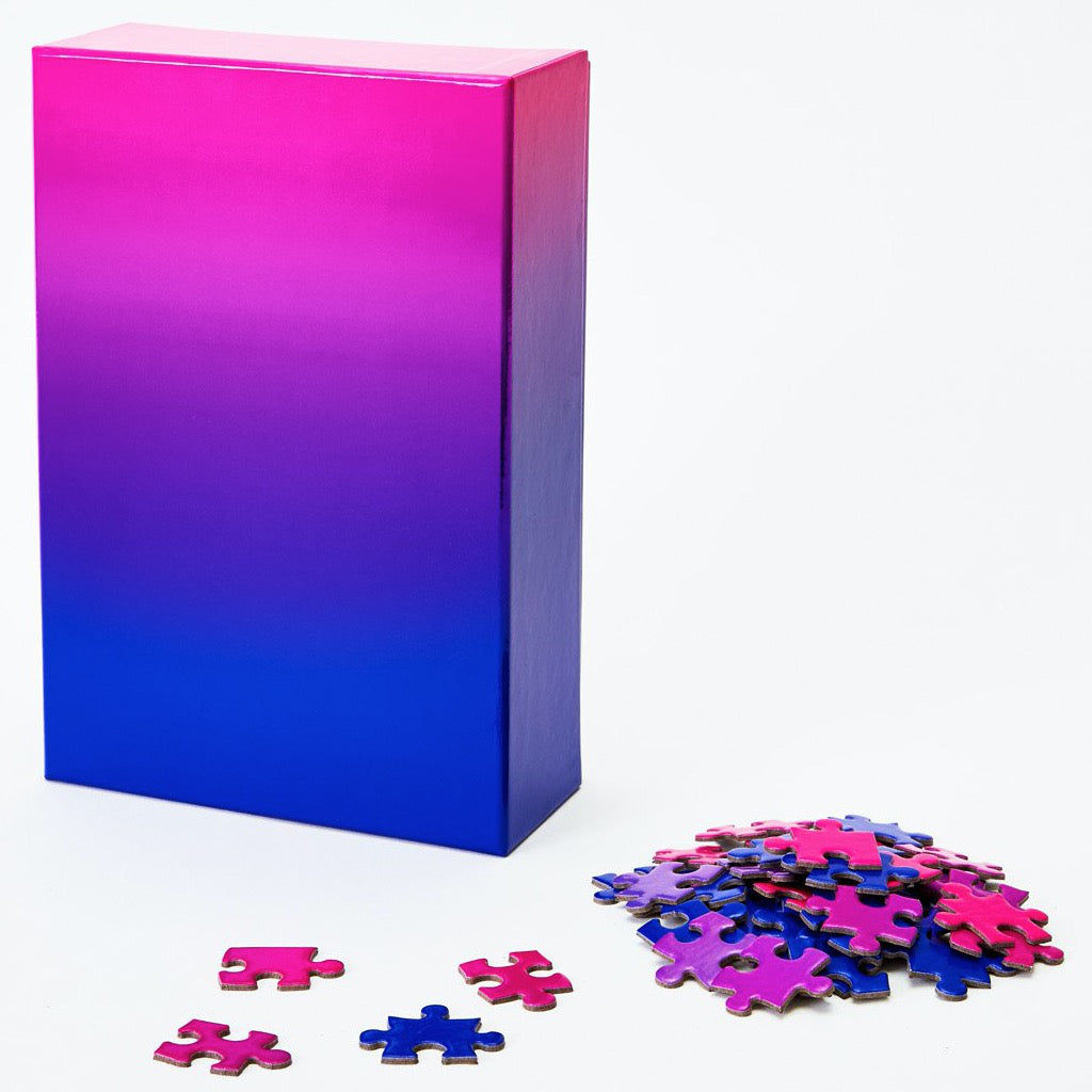 Gradient Puzzle – Blue/Pink Box