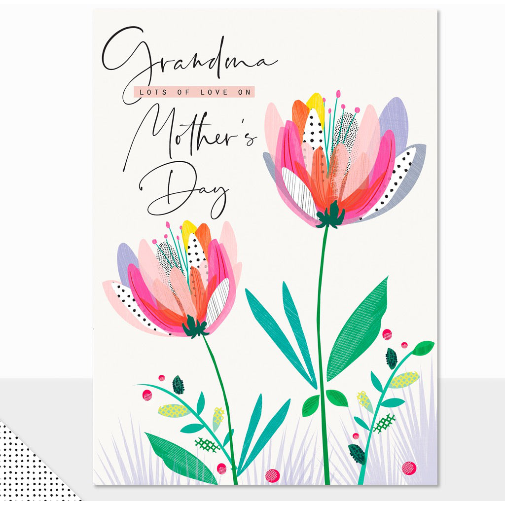 Grandma Flowers Mother's Day Card