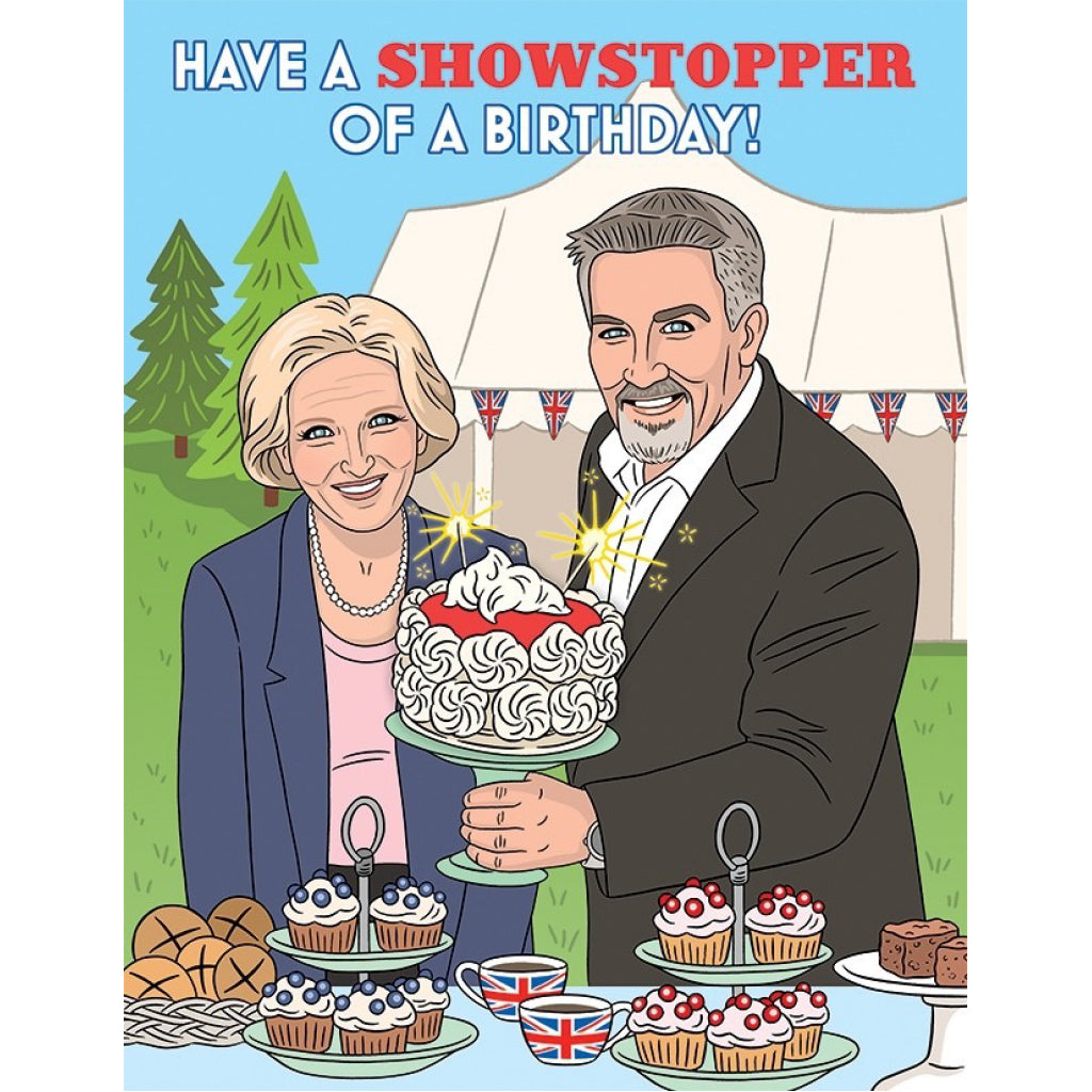 Great Baking Showstopper Birthday Card