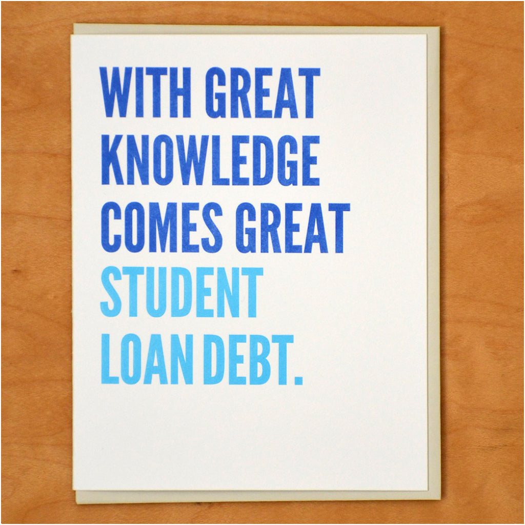 Great Student Loan Debt Card