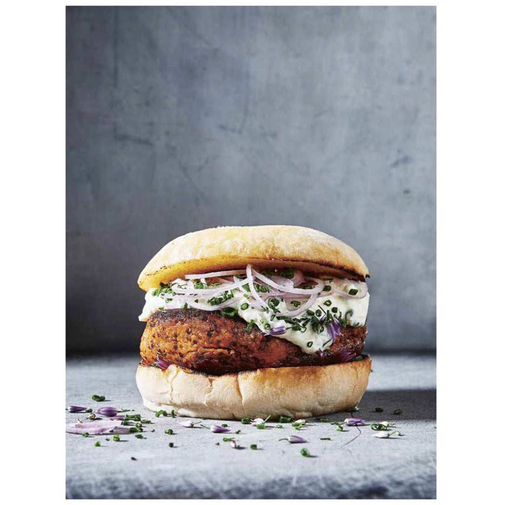 Sample of Green Burgers - Creative Vegetarian Recipes