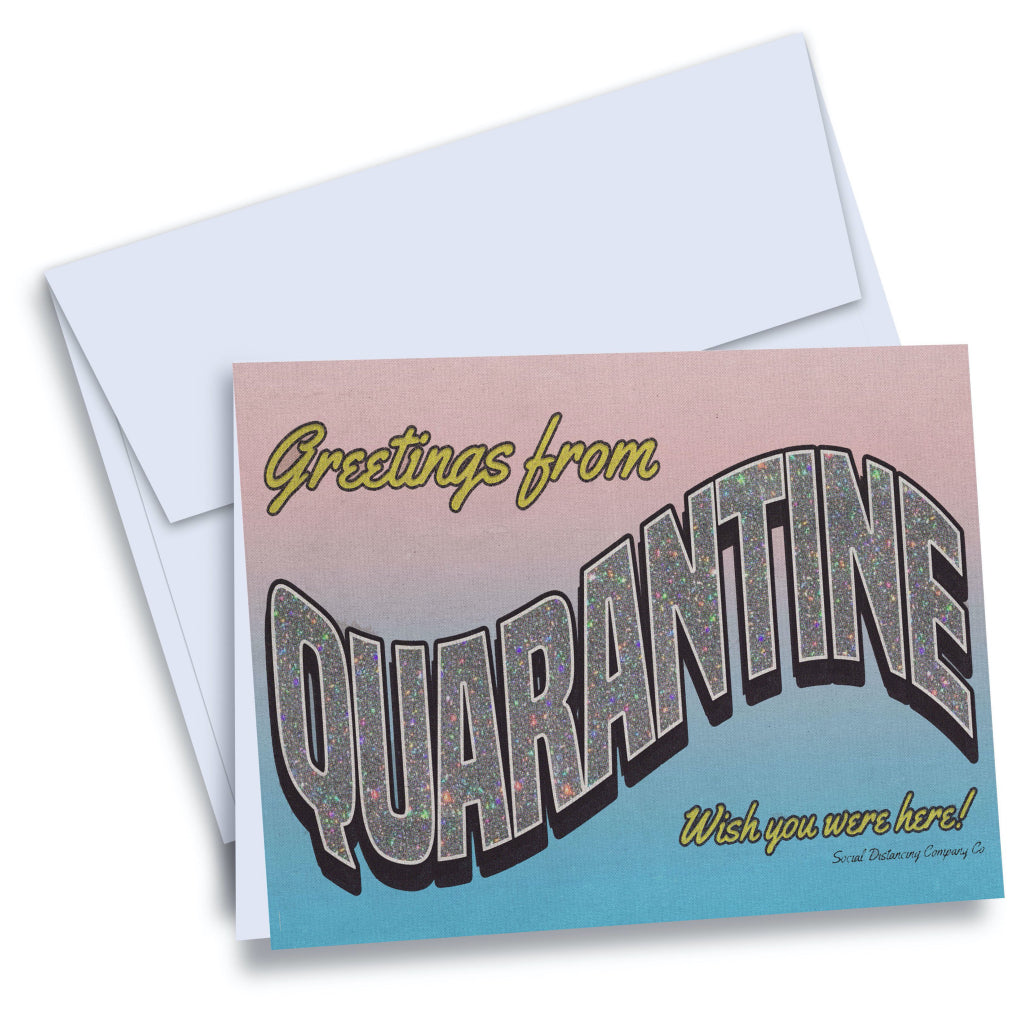 Greetings From Quarantine Card