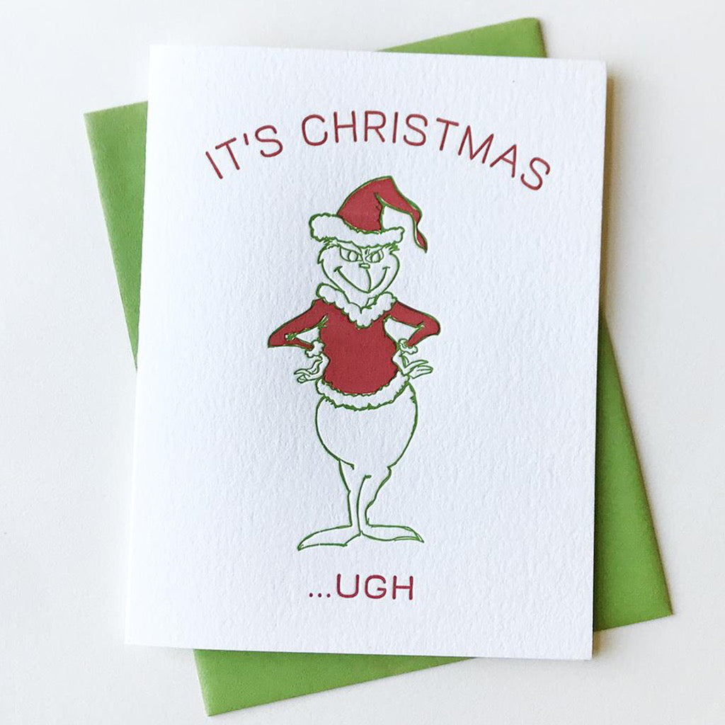 Grinch It's Christmas Card