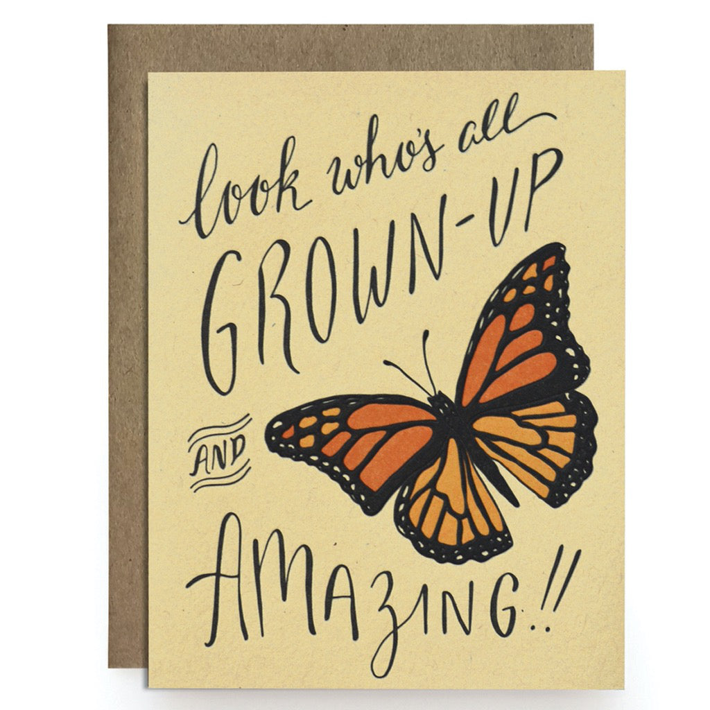 Grown Up Butterfly Card