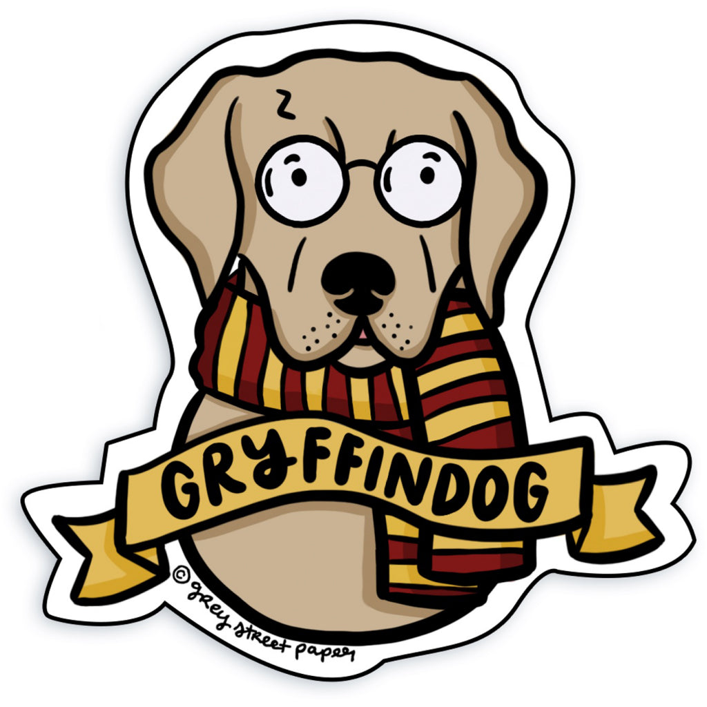 Gryffindog Harry Potter Gryffindor Sticker