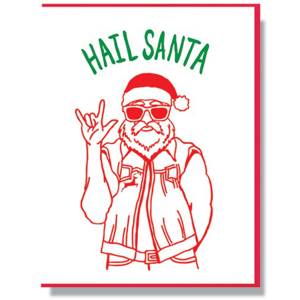 Hail Santa Card