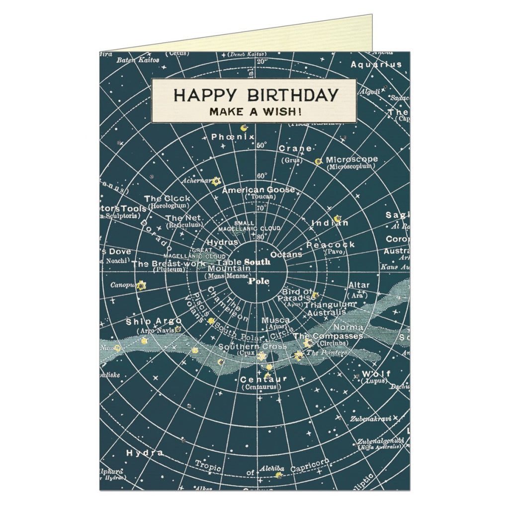 Happy Birthday Celestial Card