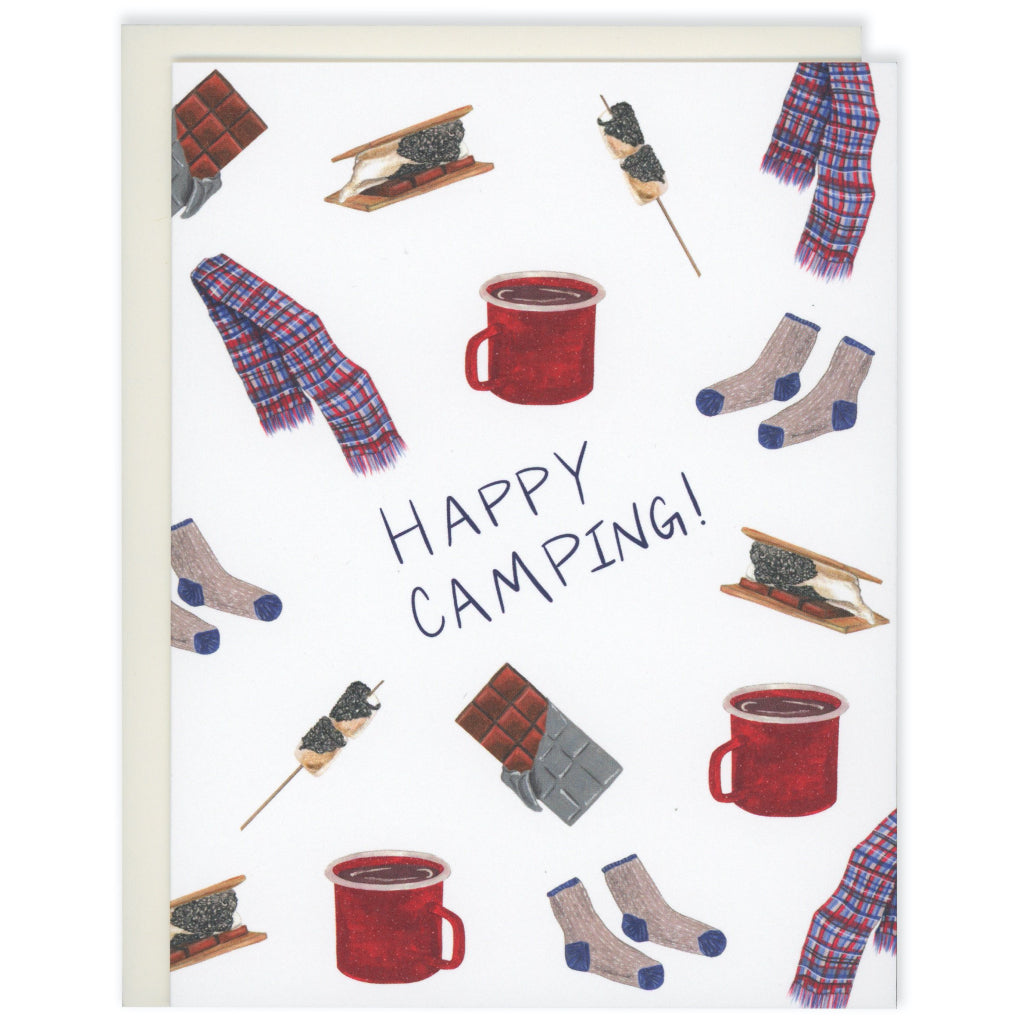 Happy Camping S'mores Card