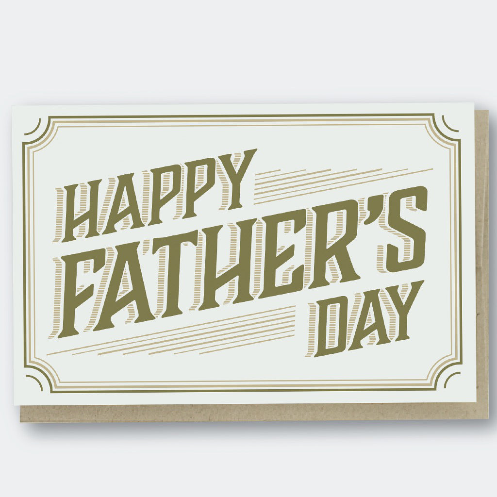 Happy Father's Day Border Card
