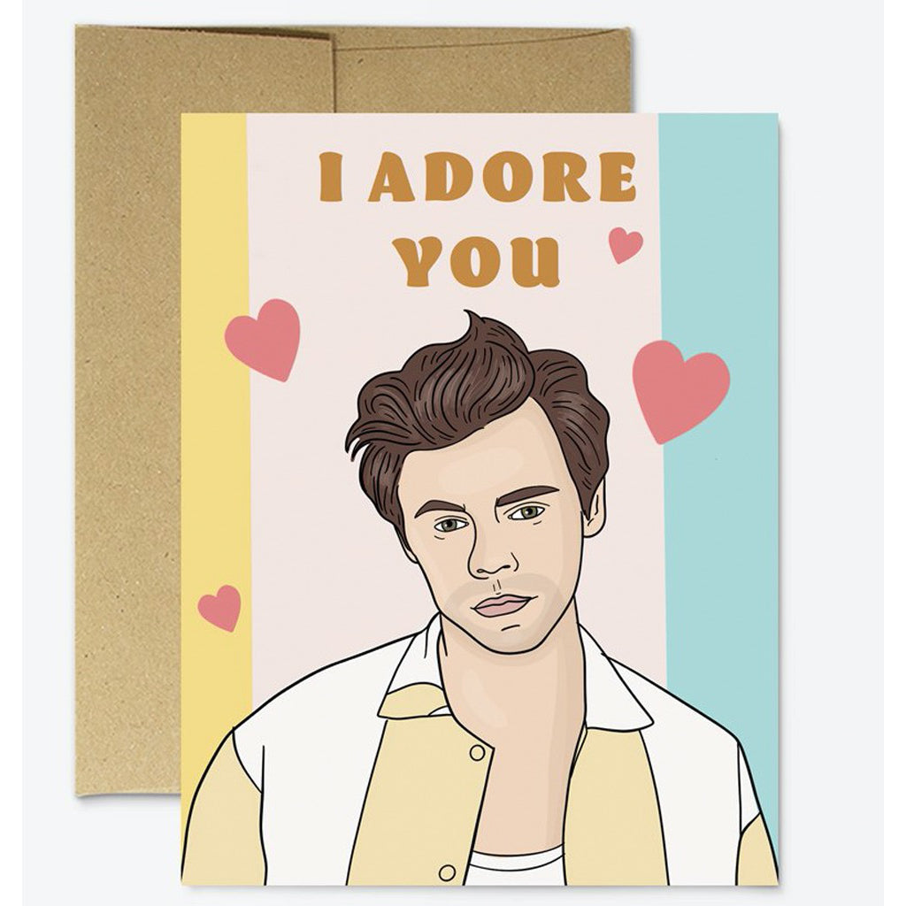 Harry Styles I Adore You Card