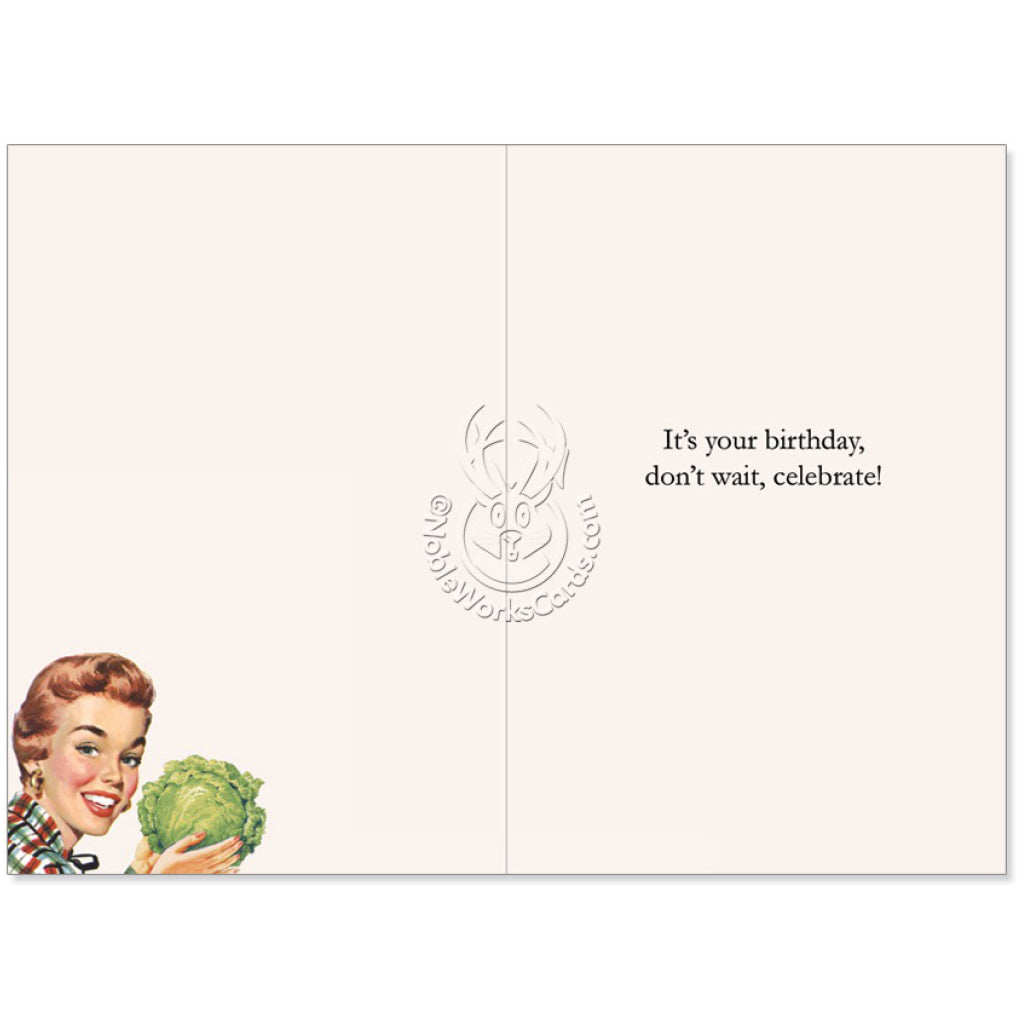 Head Of Lettuce Card Inside