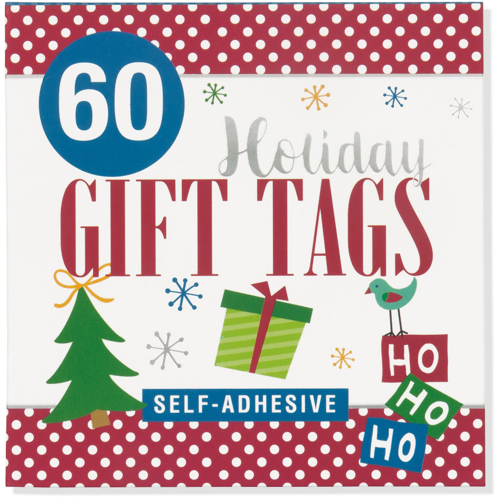 Ho Ho Ho Gift Tag Stickers.