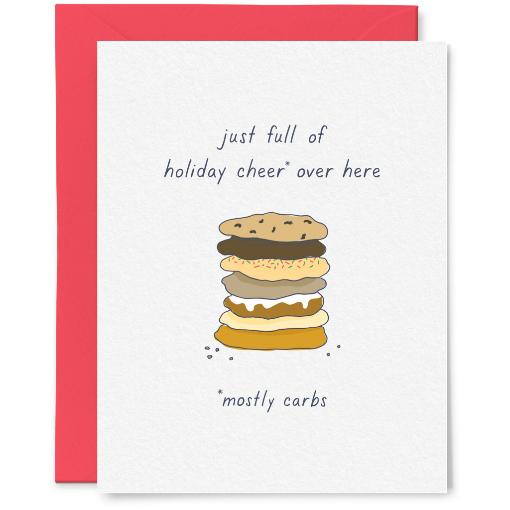 Holiday Cheers Carbs Card