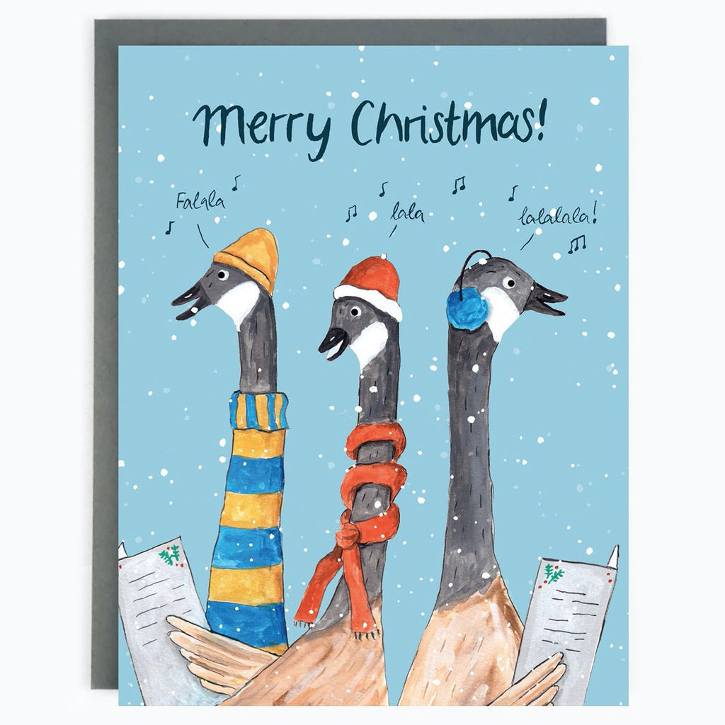 Holiday Geese Card