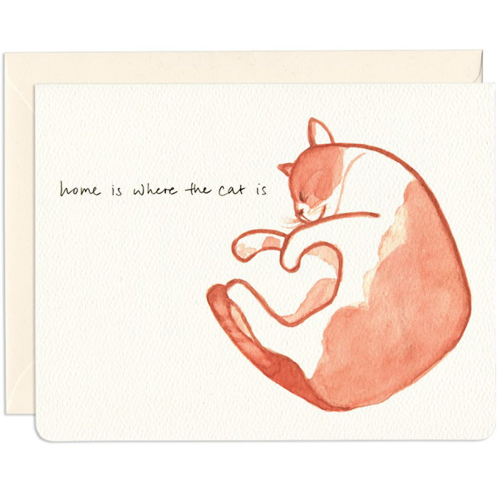 Home Is Where The Cat Is Card