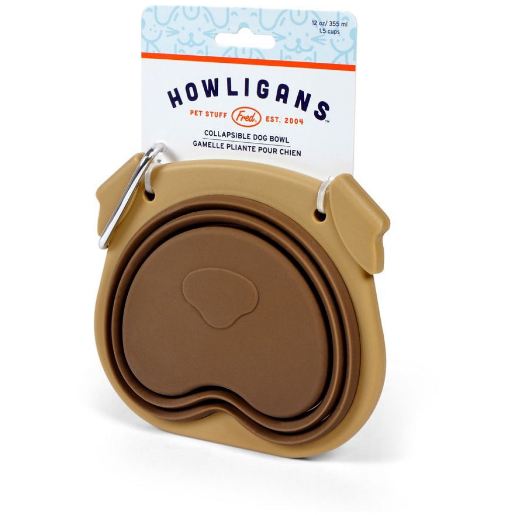 Howligans Collapsible Dog Bowl In Package