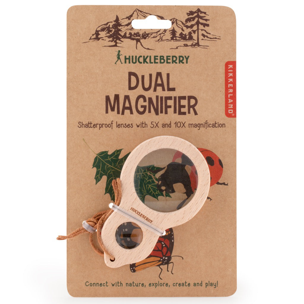 Packaging of Huckleberry Magnifier.