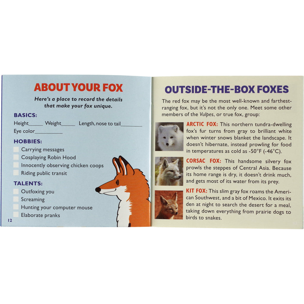 Hug A Fox Kit Booklet