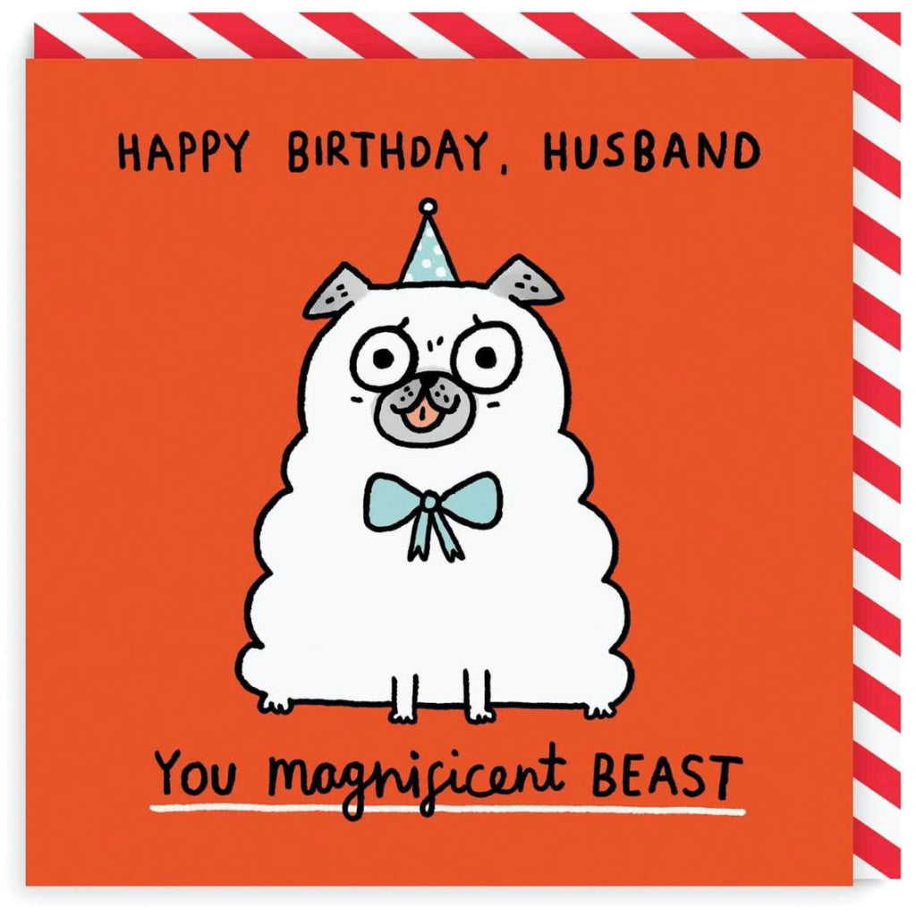 Husband Magnificent Beast Card