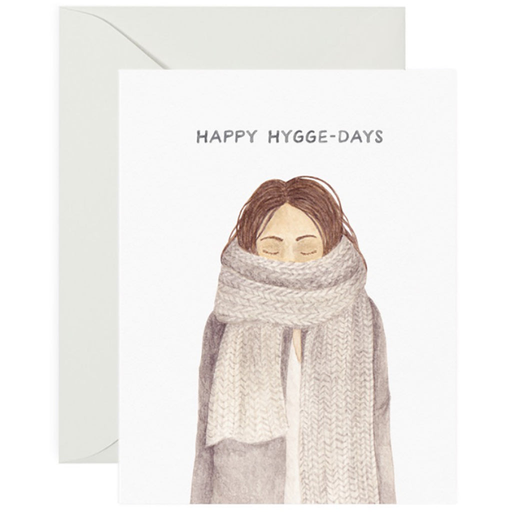 Hygge Holiday Scarf Card