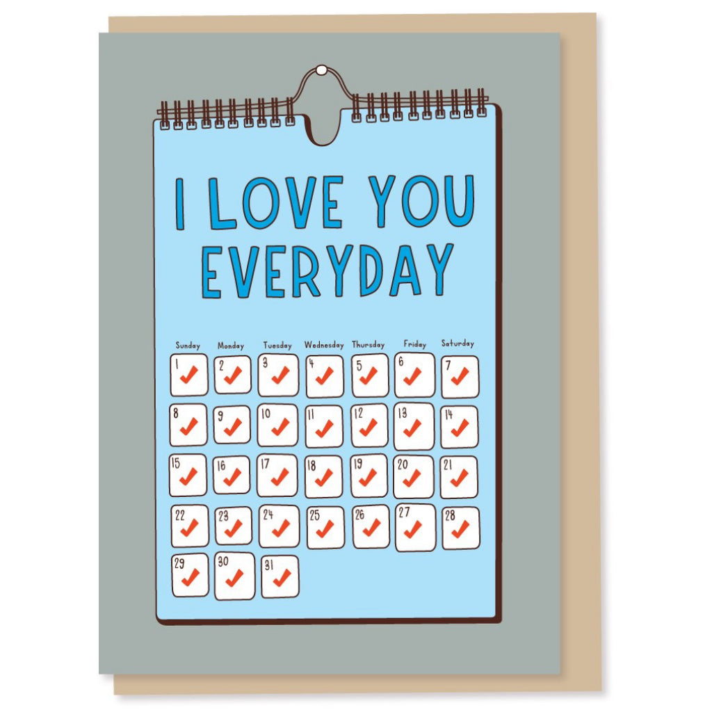 I Love You Everyday Dad Card