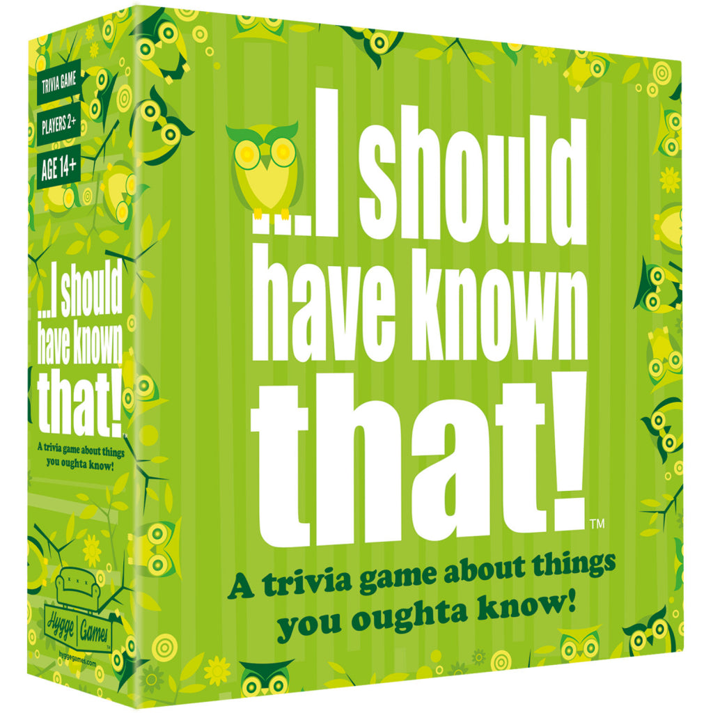 I Should Have Known That Game
