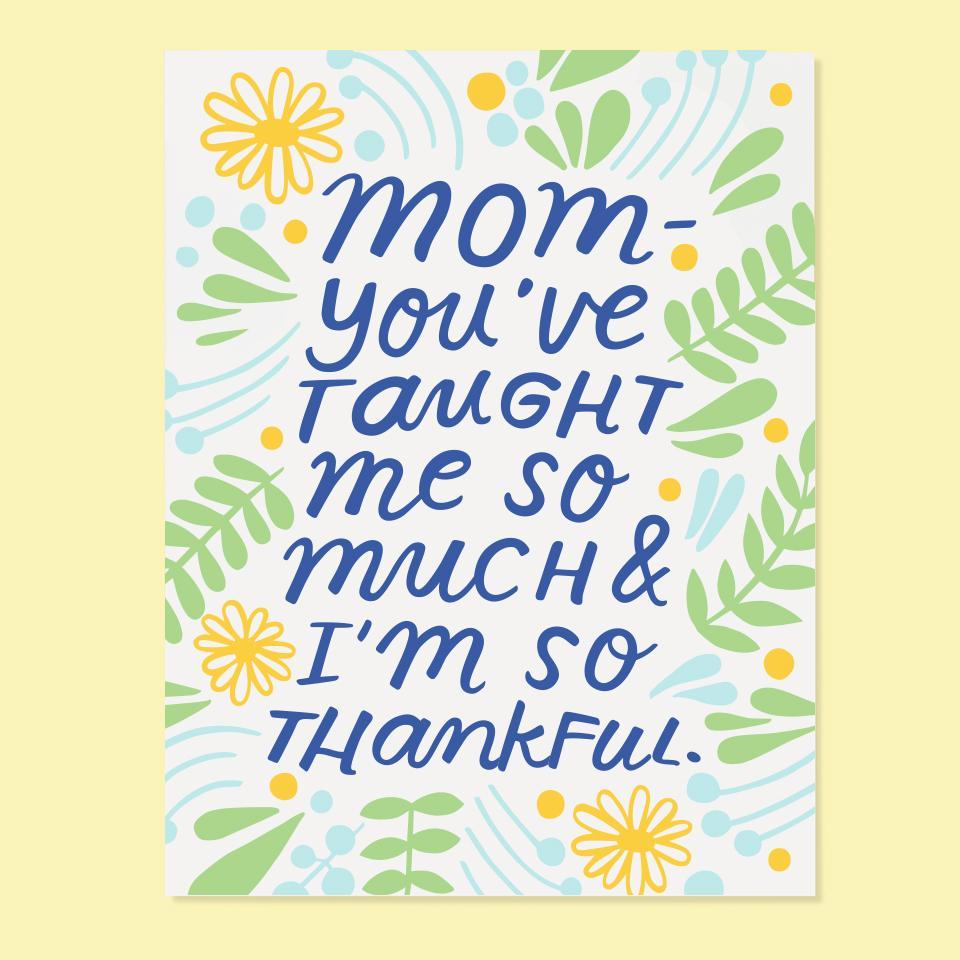 I’m So Thankful Mom Card