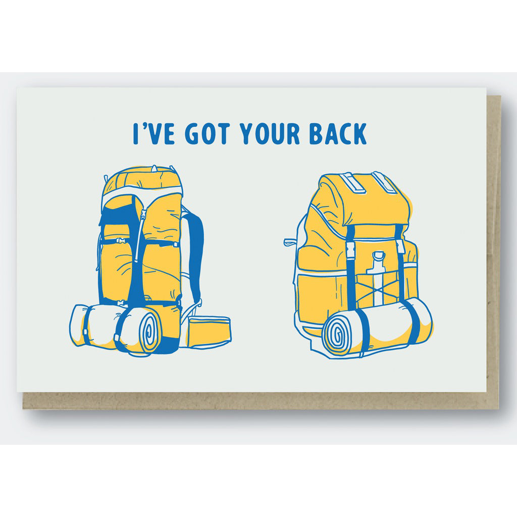 I've Got Your Back(pack) Card