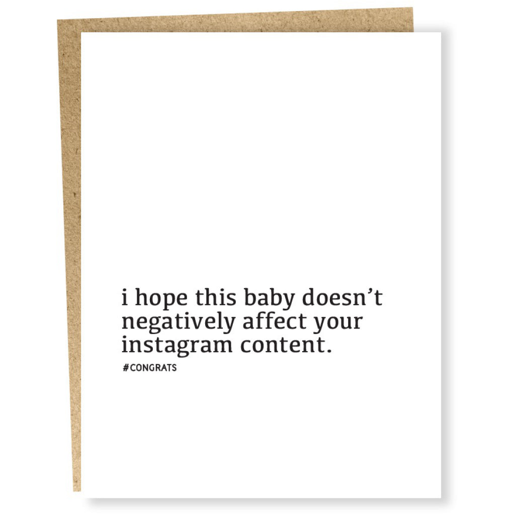 Well Wishes: Instagram Baby Card